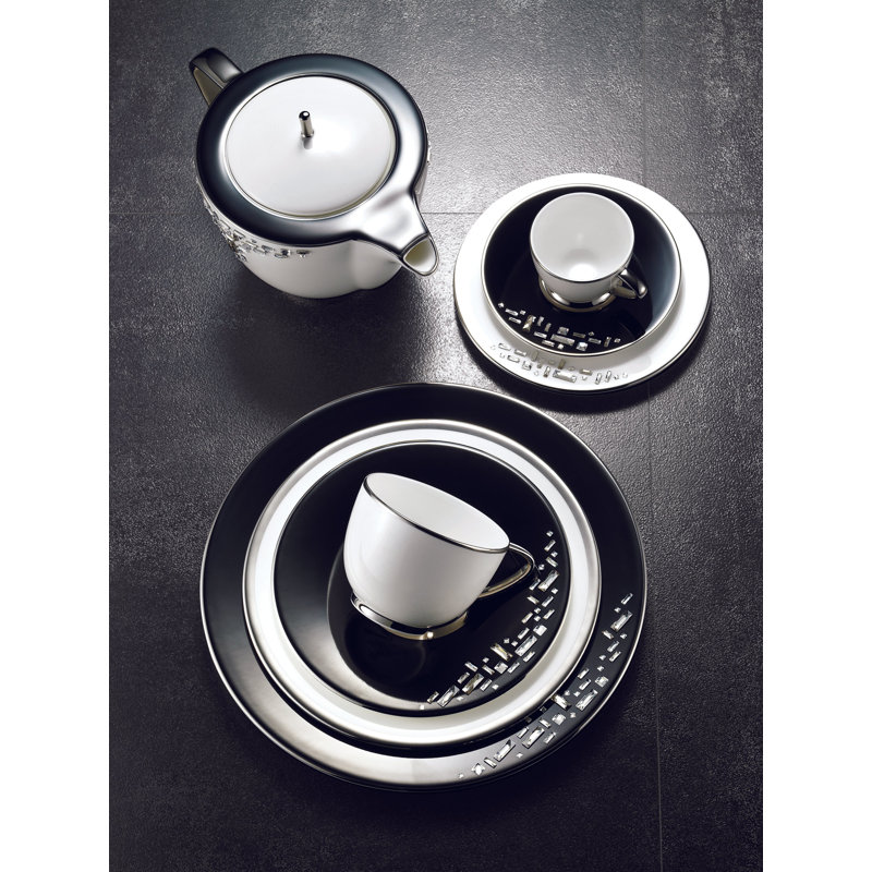 Diana Black - Tasse à espresso et soucoupe
