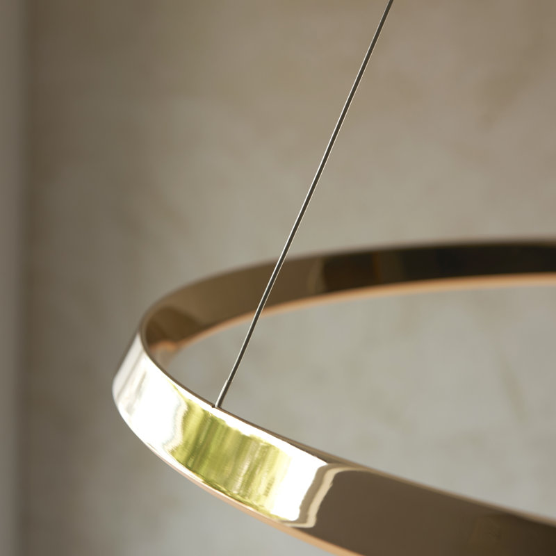 Maryam Pendant light finished in French Gold