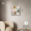 Impression sur toile taupe Boho par Art Remedy, cadre argenté, 20 x 20-87697554-87697558