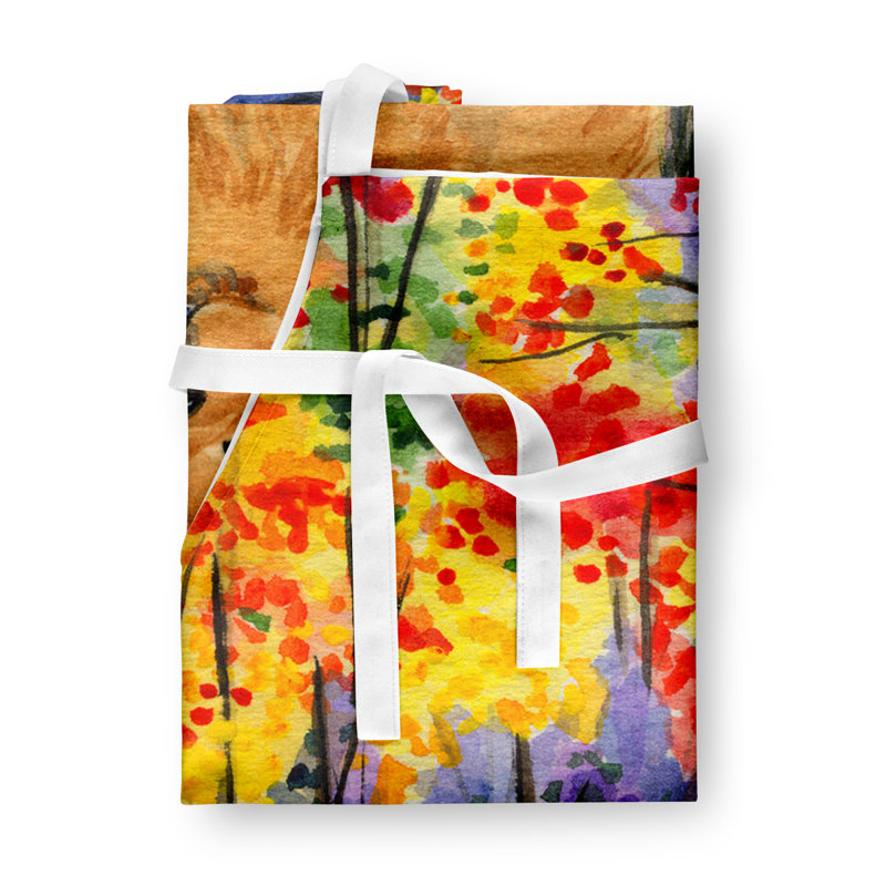 No Pattern Bib Apron