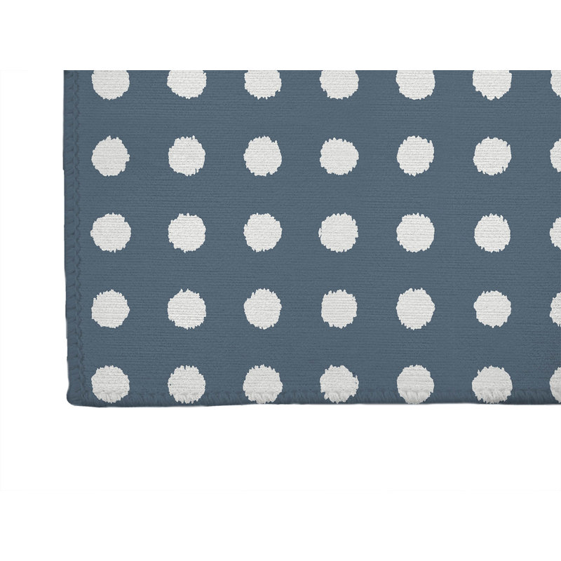 Dot Locked Non-Slip Outdoor Rug, Runner 2'6" x 8'