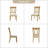 Amoz Solid Wood Cross Back Side Chair-237492418