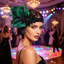 4 styles de plumes de plumes des années 1920 avec plumes et strass Gatsby