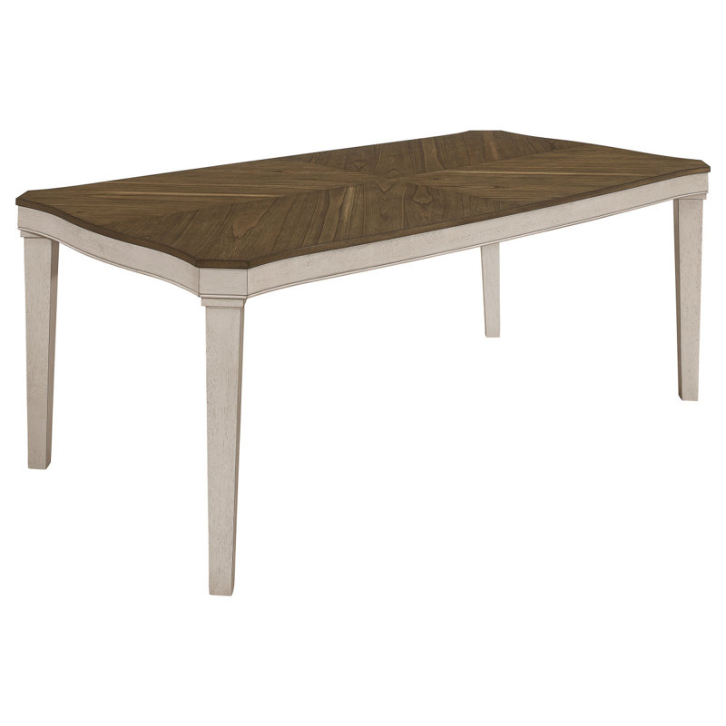 Seaside Nutmeg And Rustic Cream Dining Table