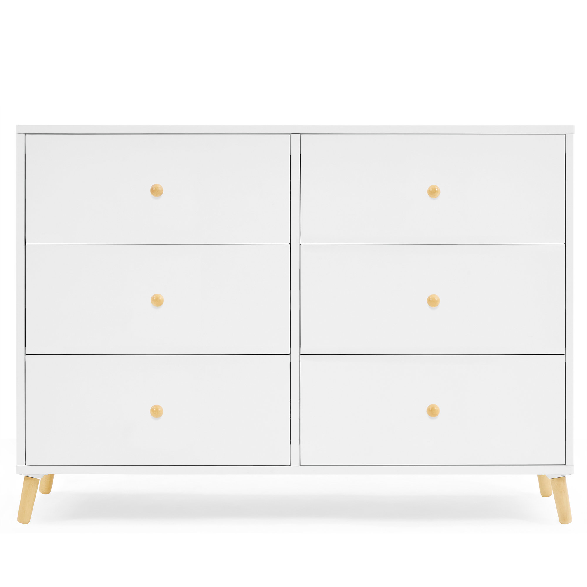 Delta Children Essex 6 Drawer Dresser, White