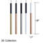 Luminaire suspendu cylindrique à 3 lumières DEL Baileyton-219283328