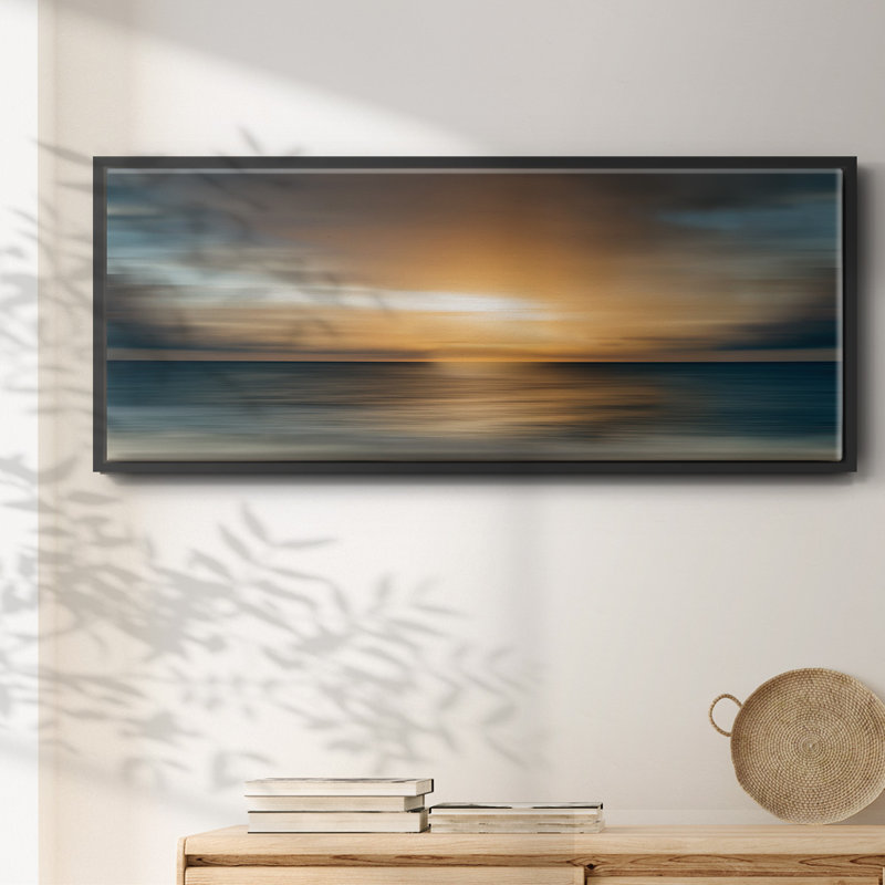 In The Beginning- Framed Canvas, 20" H x 50" W