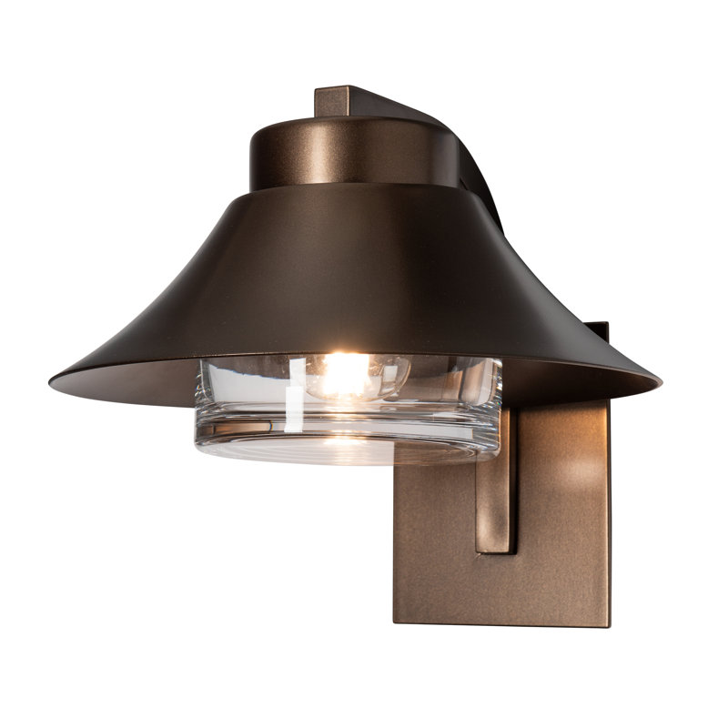 Stowe Outdoor Wall Sconce, 10" H x 11.5" W x 13.1" D, Coastal Bronze