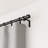 Stainless Steel Adjustable 1'' Diameter Single Curtain Rod-56459134