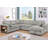 Sleeper Sectional Sofa with Pull-Out Bed, Storage Armrest, Right-Facing Storage Chaise-722825824