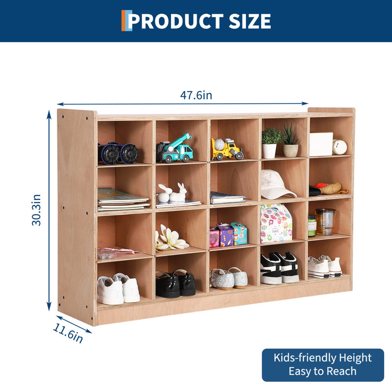 47 cubes de rangement pour casiers avec ancrages anti-basculement 47 x 11 x 30 pouces