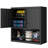 Metal Adjustable 2 Doors Metal Storage Cabinet Kitchen Pantry Cabinet With Adjustable Shelves Tall Steel Cabinet Locker For Kitchen, Living Room, Dining Room And Office-1796941613