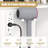 Corner Makeup Vanity Desk Makeup Dresser Table With 3 Color Lighting-409737835