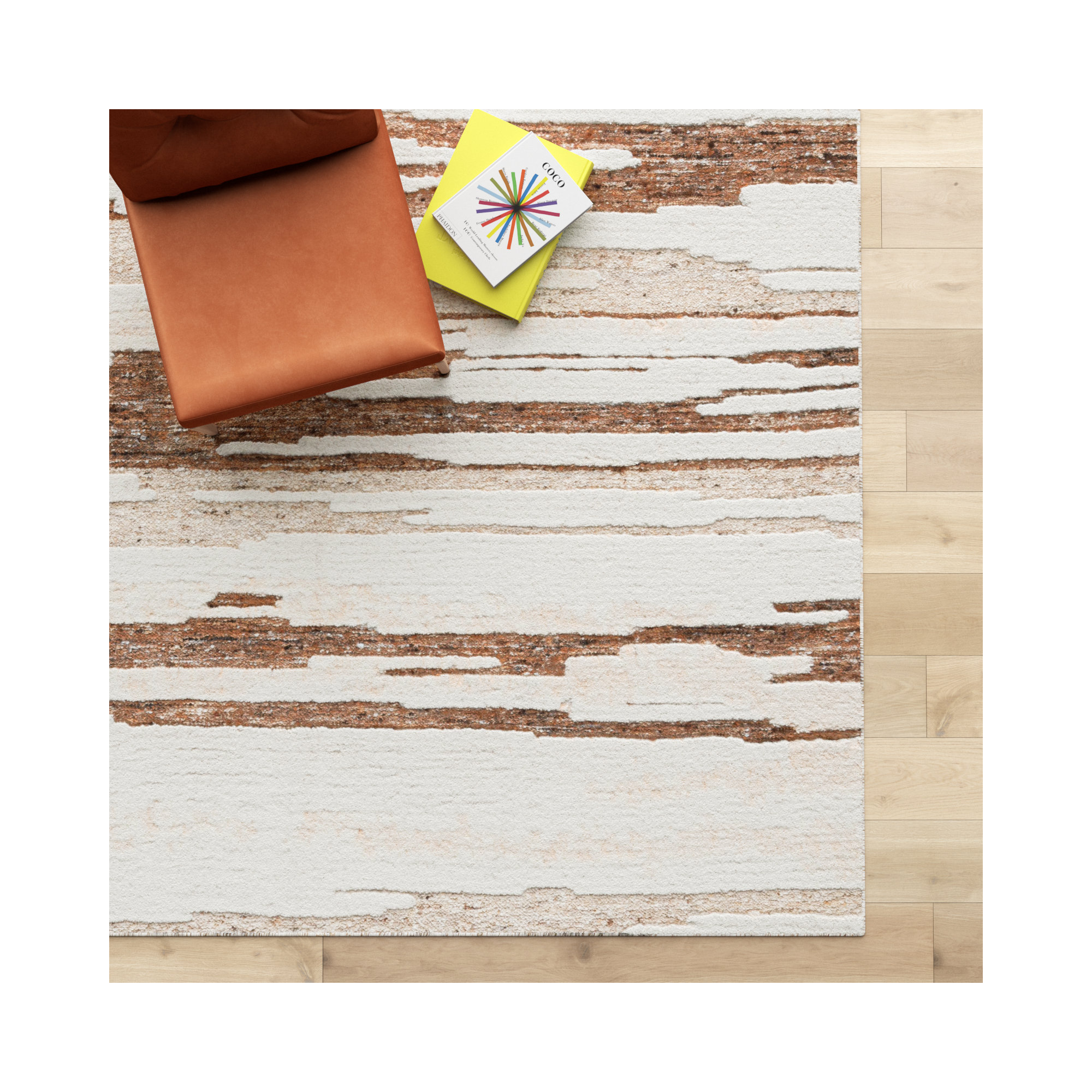 Karla Handmade Rug, Rectangle 8' x 10'