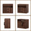 Table de chevet 27 po avec 2 tiroirs et tablette ouverte, table de chevet avec prises, table de bout avec 1 tablette coulissante, table de chevet pour chambre à coucher-569031550