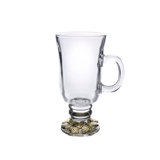 Butterfly Glass Irish Coffee Mug