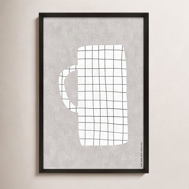 Cup 1 Print by Romina Gadler, Black Paper Framed, 20" H x 14" W
