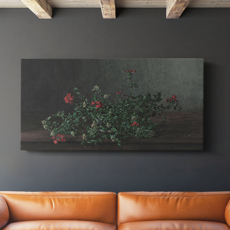 Botanical Series-CDXCI- Gallery Wrapped Canvas -Ready to Hang, 16" H x 32" W