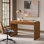 Bureau cannelé à 2 tiroirs l 49,5 po Olivine