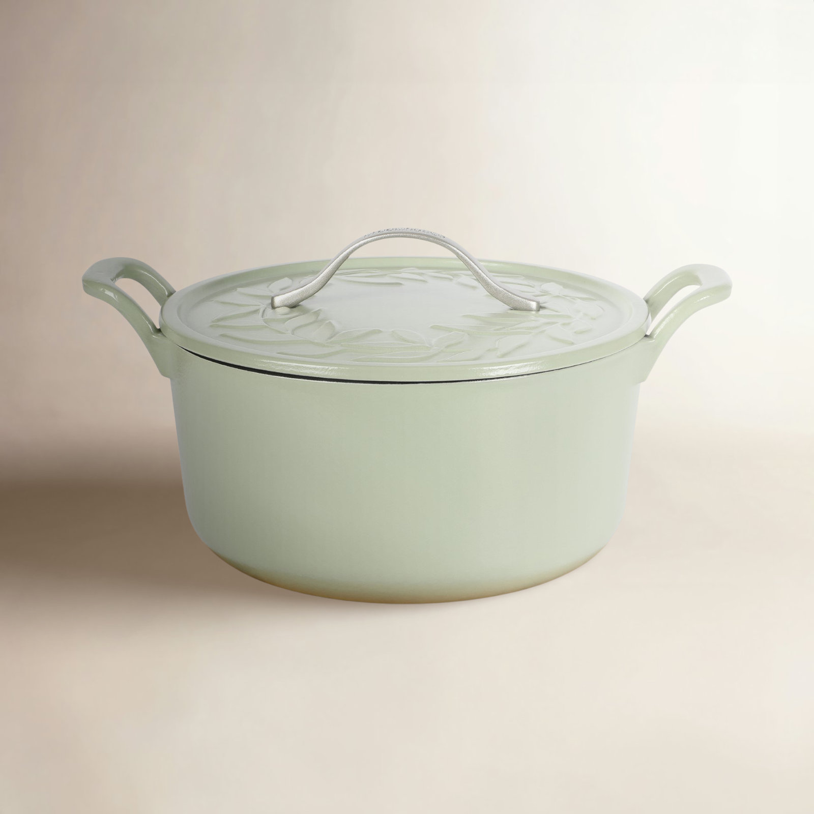 Enameled Cast Iron Dutch Oven, Green