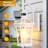 2 Pack White Motion Sensor Outdoor Wall Lantern with Adjustable Sense Range-281629127