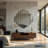 Wood Concave Wall Mirror