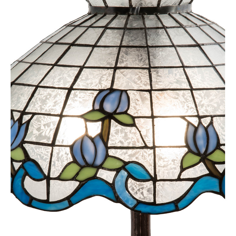 Aqib Table Lamp, Blue/Clear 