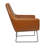 Ismaael Faux Leather Armchair-1323583698