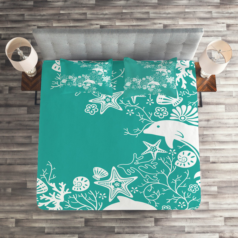 Coastal Polyester Coverlet