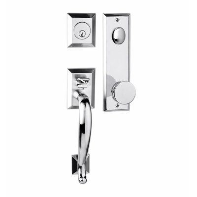 Bravura 913-947 Active Savannah Handleset with Dallas Knob in Bright Chrome