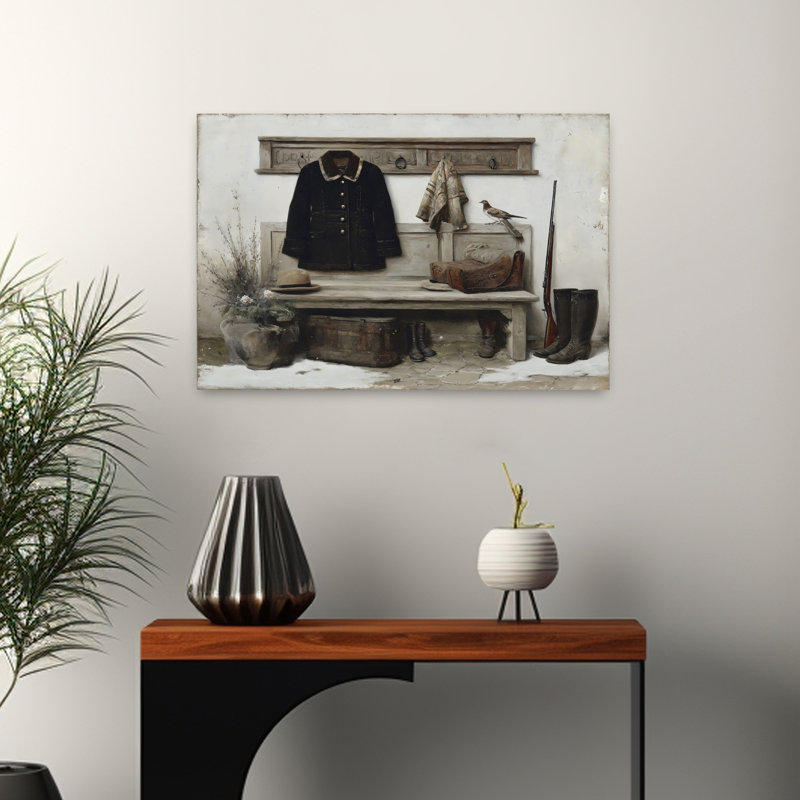 «Hunting Essentials Abstract», reproduction d'art mural contemporain, H 16 po x l 24 po