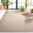 Kiki Jute/Sisal Marble/Linen Area Rug-548778680