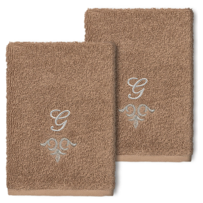 Monica Turkish Cotton Washcloth, Latte, G