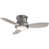 Brushed Nickel with Silver Blades