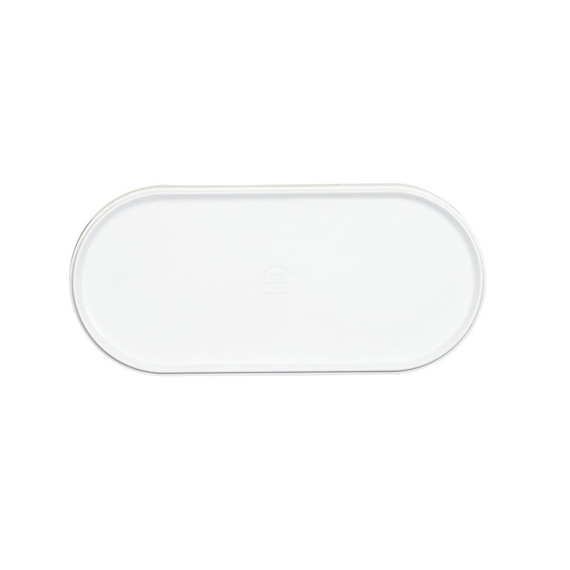 Plateau en mélamine Cal-Mil Hudson, Blanc