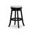 30 Inch Backless Swivel Bar Stool, Fabric Seat For Comfort And Style-443372692-443372693