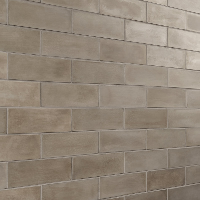 Carreau de mur de ciment 2 po x 8 po Vibe, Gris ombré