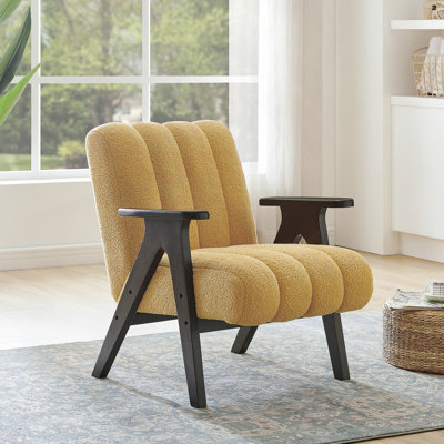 Chaise d'appoint moderne avec structure en bois