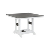 Berlin Gardens Garden Classic Regular Top With White Base Square Bar Table