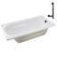 Baignoire de trempage en acrylique 66 po x 34 po, drain inclus-97544779