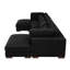 Canapé modulaire de coin avec repose-pieds Croy-128451198