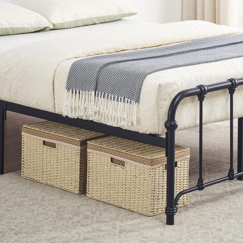 Arol Metal Slat Bed, Queen