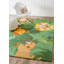 Tapis vert en laine Cradle Safari Friends-1288953261