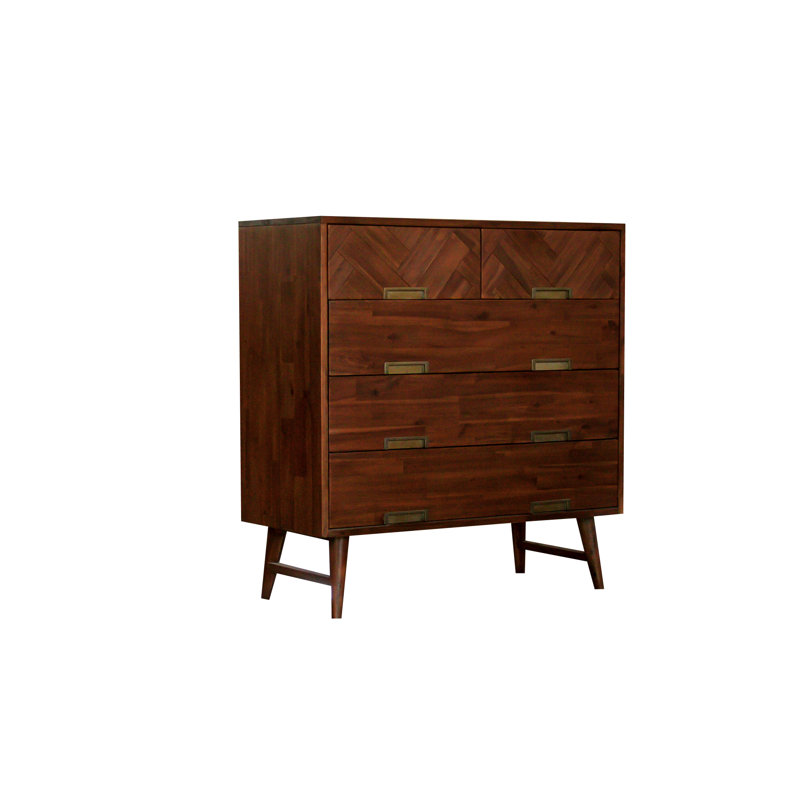 Wilmot Solid Wood 100cm W 6 - Drawer Chest of Drawers