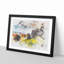 View From The Old Man Of Storr In The Isle Of Skye Watercolour - Framed Print-56882256-56882255