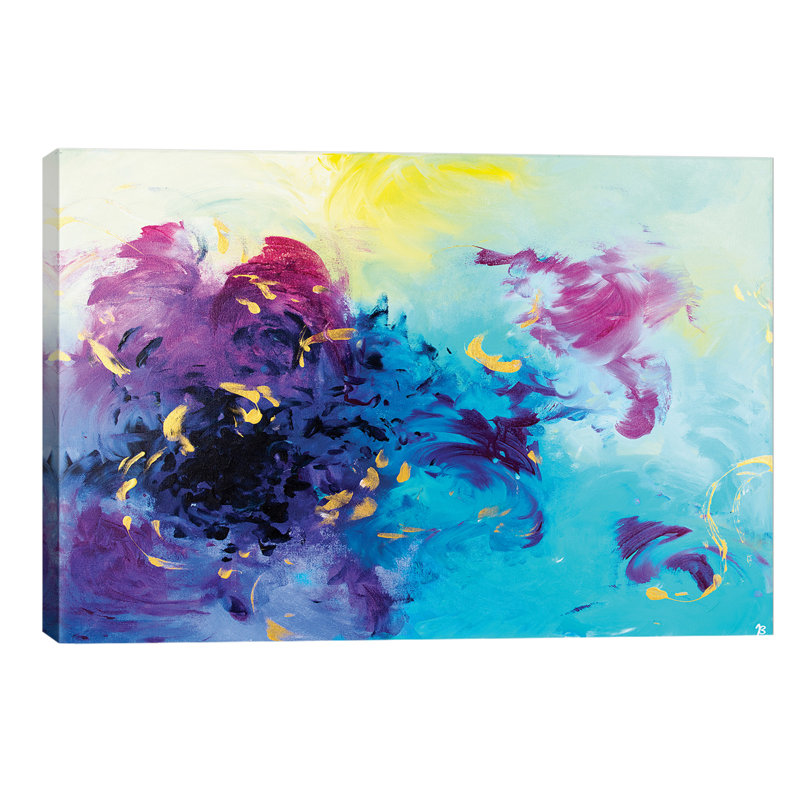 Nymphaea by Julia Badow - Wrapped Canvas Painting, 66.04 cm H x 45.72 cm W x 1.91 cm D