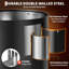 Urne à café commerciale commerciale en acier inoxydable à double paroi 12 à 18 L, 60 à 120 tasses pour la restauration et les événements-121783895