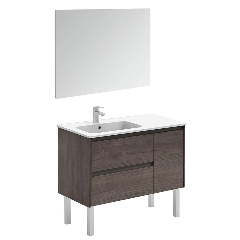 Ambra 35.6'' W Single Vanity, Samara Ash
