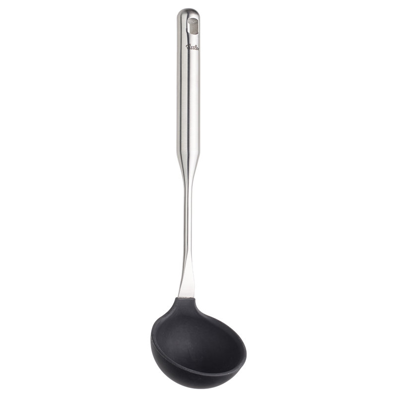 Fissler Essential Silicone Ladle, Heat-Resistant Nonstick Cooking Utensil for Soups, Sauces & Stews, Ergonomic Handle
