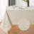 Rectangle Tablecloth Waterproof 52X70 Inch Linen Textured Table Cloth Stain And Wrinkle Resistant Washable, Decorative Fabric Table Cover For Dining, Party And Camping, Black-178278700